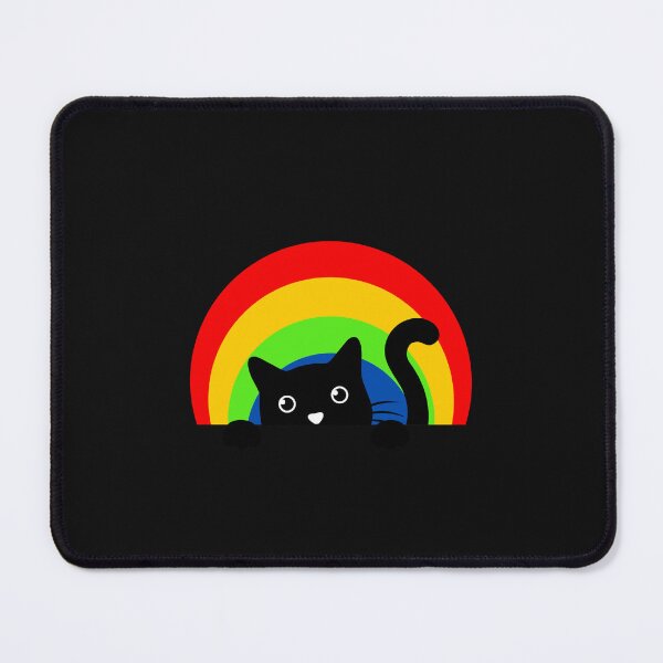 Item preview, Cute Rainbow Cat Red Yellow Green Blue Funny Happy Witty Joke Sarcastic Spiritual Animal Birthday Gift designed and sold by EpsilonEridani.