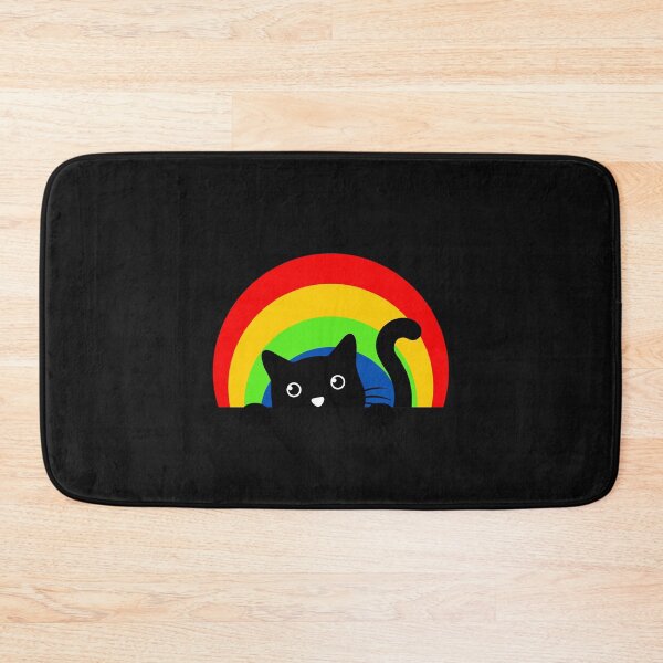 Item preview, Cute Rainbow Cat Red Yellow Green Blue Funny Happy Witty Joke Sarcastic Spiritual Animal Birthday Gift designed and sold by EpsilonEridani.