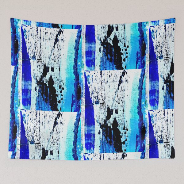 Item preview, abstract art blue designed and sold by AUEROCHSE.