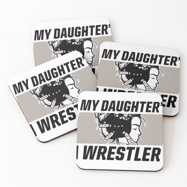 Item preview, My daughter's a wrestler designed and sold by AirborneArtist.