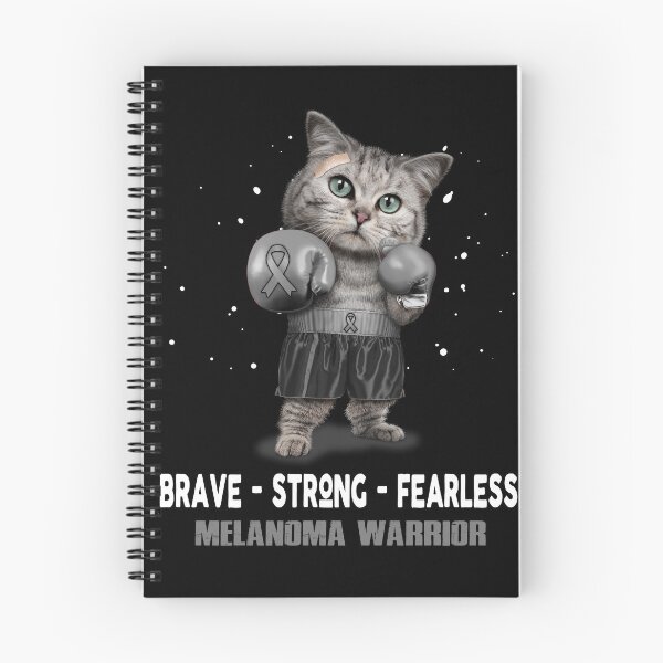 Item preview, Melanoma Warrior - BRAVE STRONG FEARLESS designed and sold by Berriosly.