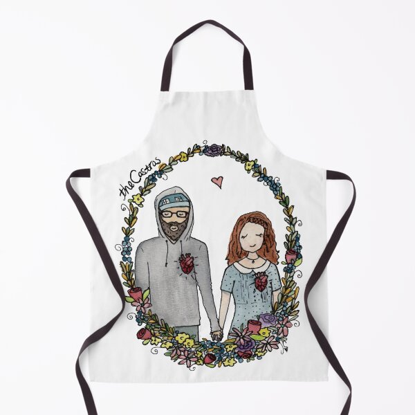 Item preview, The Castros floral portrait merch designed and sold by foxandbeans.