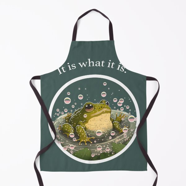 Item preview, "it is what it is" Frog designed and sold by ReverieBoutique.