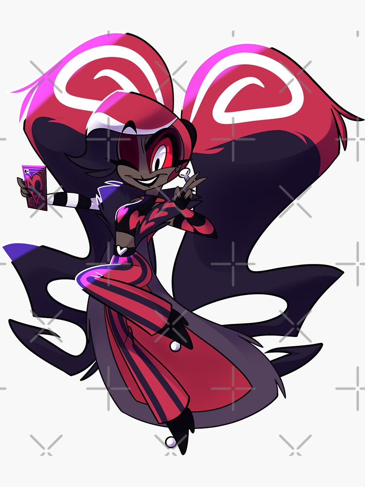 Hazbin Hotel Velvette Sticker For Sale By Mangomummi Redbubble