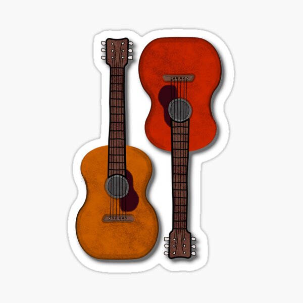Acoustic Guitars Sticker