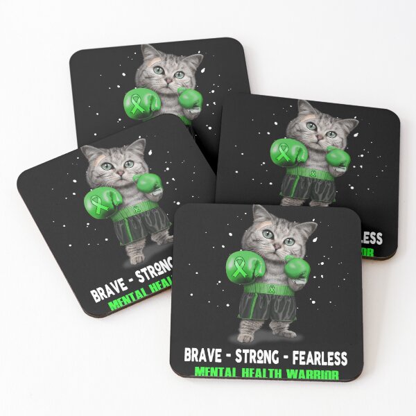 Item preview, Mental Health Warrior - BRAVE STRONG FEARLESS designed and sold by Berriosly.