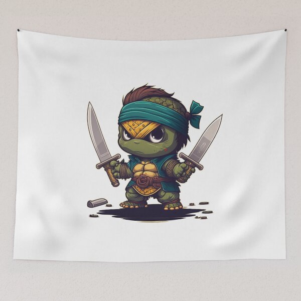 Item preview, Chibi ninja turtle designed and sold by Consciousmess.
