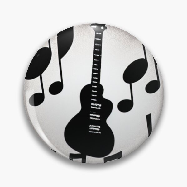 Item preview, Guitar and Musical Notes designed and sold by culturageekstor.