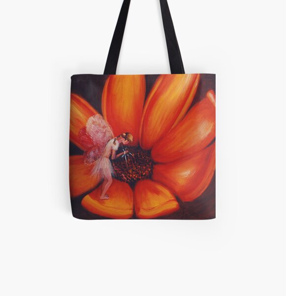 Flower Fairy All Over Print Tote Bag