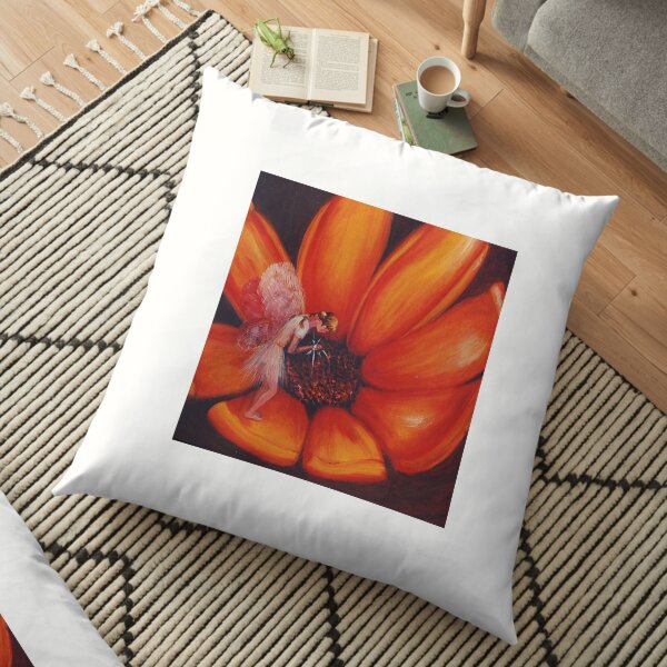 Flower Fairy Floor Pillow