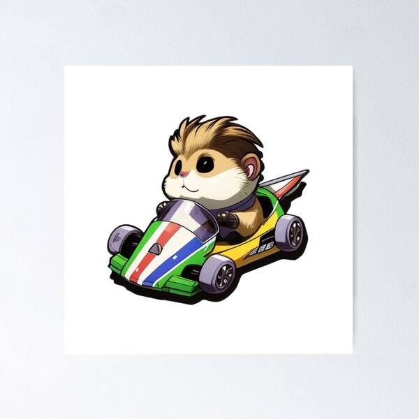 Item preview, Hamster Racer designed and sold by Mooostickers.