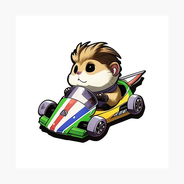 Item preview, Hamster Racer designed and sold by Mooostickers.