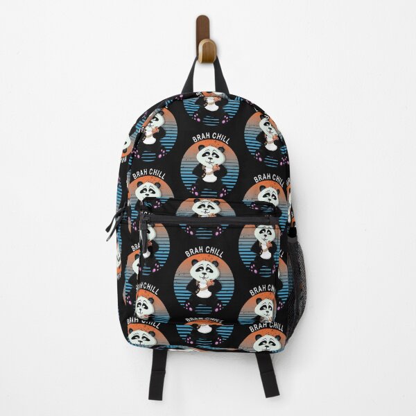 Item preview, Retro Brah chill panda with gold and smoothie designed and sold by TipTopTapo.