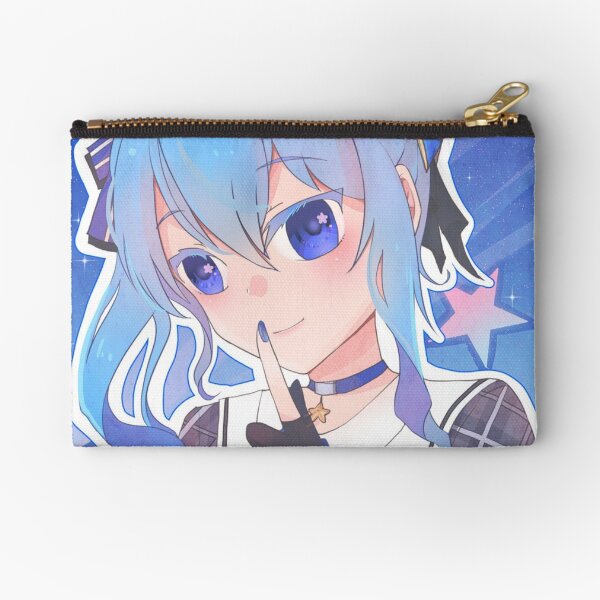 Vista previa del artículo con la obra «Descubre la belleza atrevida y ruda de Hoshimachi Suisei, la chica manga del anime Waifu de HoloLive», diseñado y vendido por theUltZombie.
