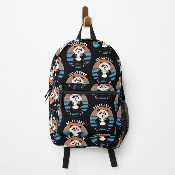 Item preview, Retro Bruh panda with gold and smoothie designed and sold by TipTopTapo.