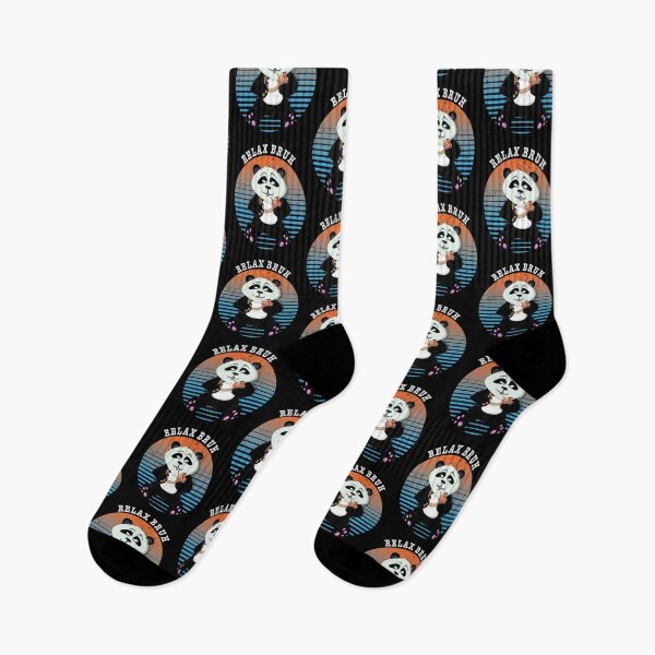 Item preview, Retro Bruh panda with gold and smoothie  designed and sold by TipTopTapo.
