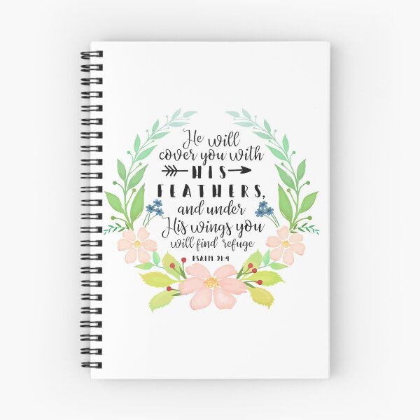 Item preview, Psalm 91:4, He Will Cover You With His Feathers designed and sold by MentDesigns.