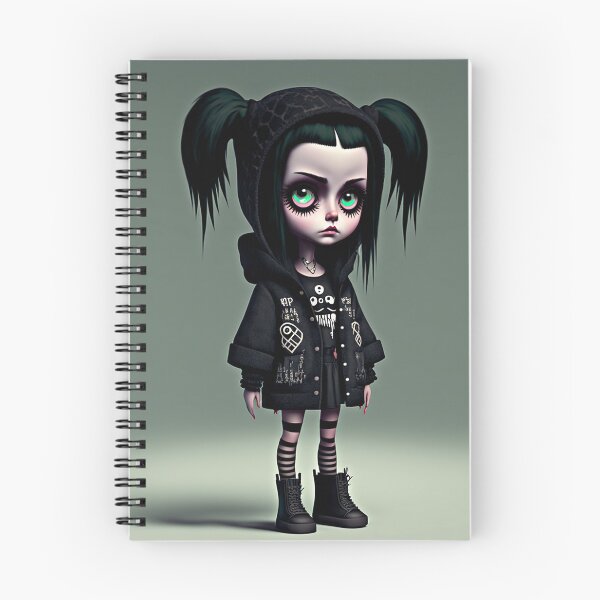 Item preview, Cute little 3D Goth Character designed and sold by Simone Davino.