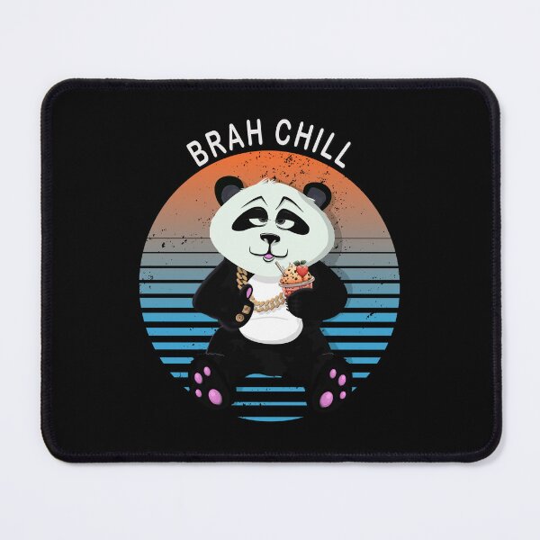 Item preview, Retro panda with gold and smoothie designed and sold by TipTopTapo.