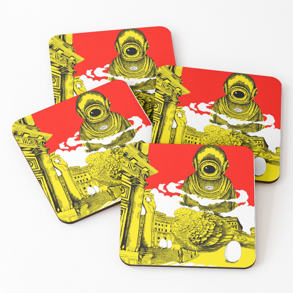 Item preview, Coasters (Set of 4) designed and sold by Pyroant.