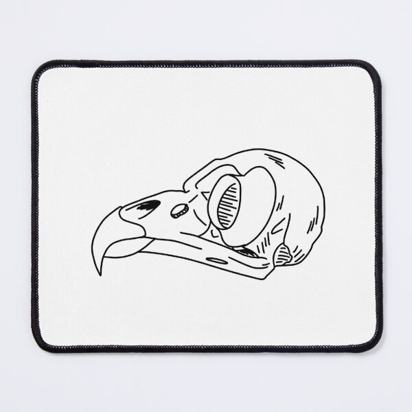 Item preview, Owl Skull Outline Drawing designed and sold by Rachels-Hue.