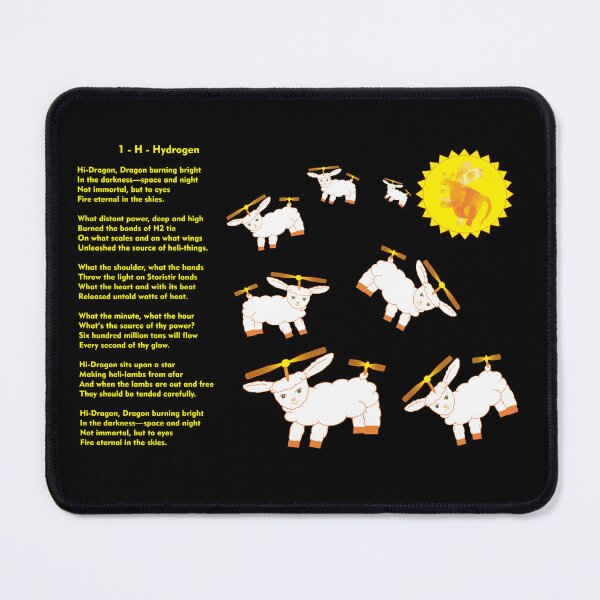Item preview, 1 - H - Hydrogen: Poetry from Storistir Periodic Table for Element 1 designed and sold by Storistir.