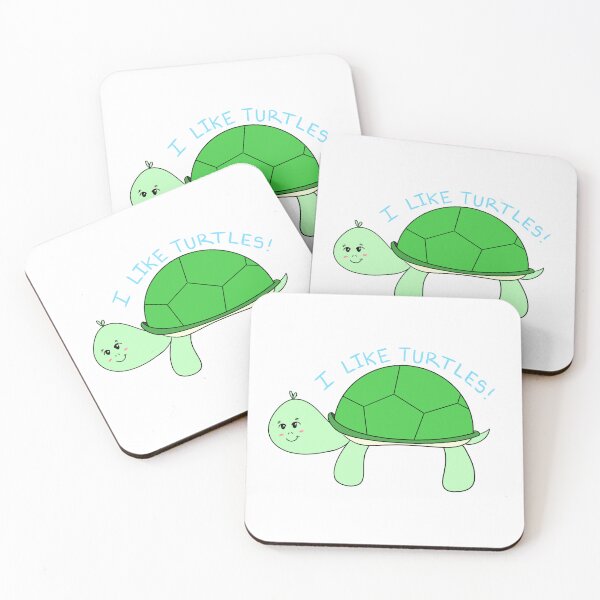 Item preview, I Like Turtles! designed and sold by StickyByLS.