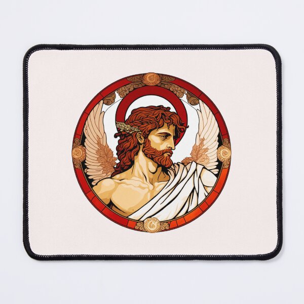 Item preview, Mucha angel red designed and sold by ExplodedToons.