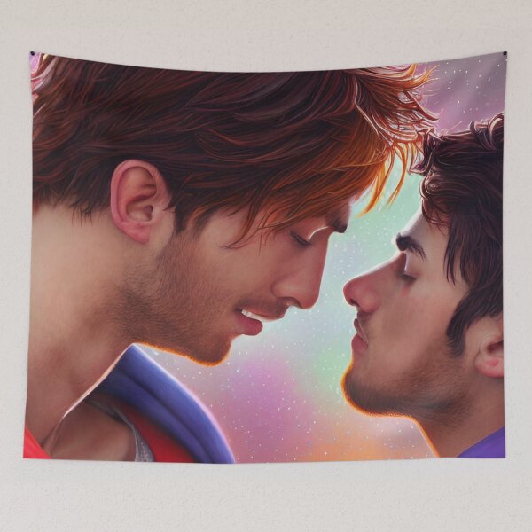 Item preview, Love struck men - two gay lovers designed and sold by StedeBonnet.