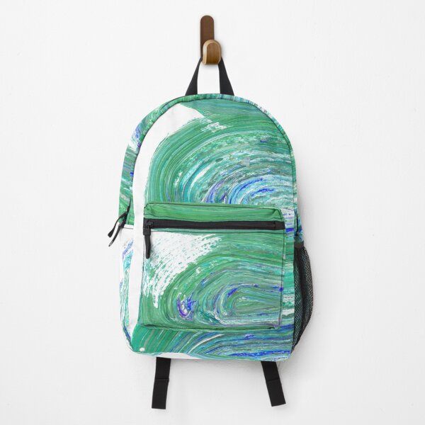 Item preview, Green and Blue Thick Paint Swirl designed and sold by Daydreamer Alley.