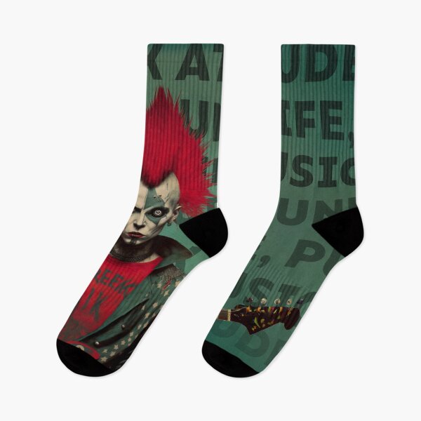 Item preview, Punk Attitude, Punk Life, Punk Music designed and sold by FewCaratArt.