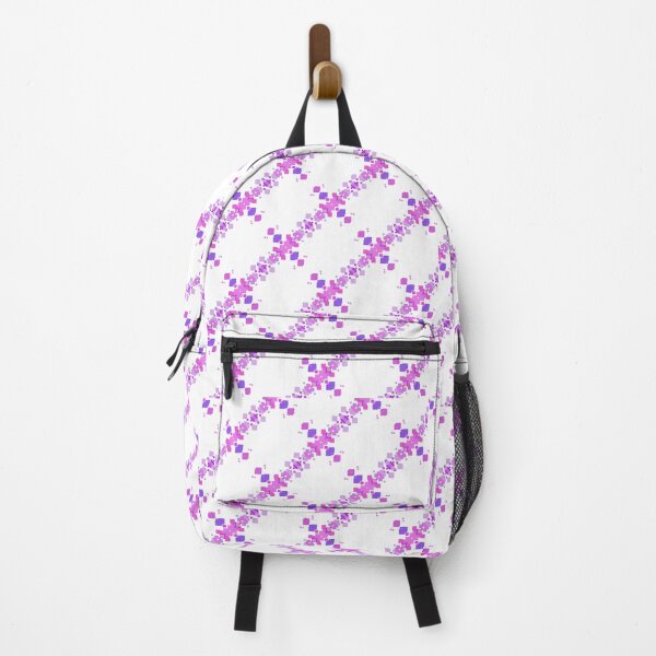 Item preview, Floral pink and purple shape patterns designed and sold by IftinDesigns.