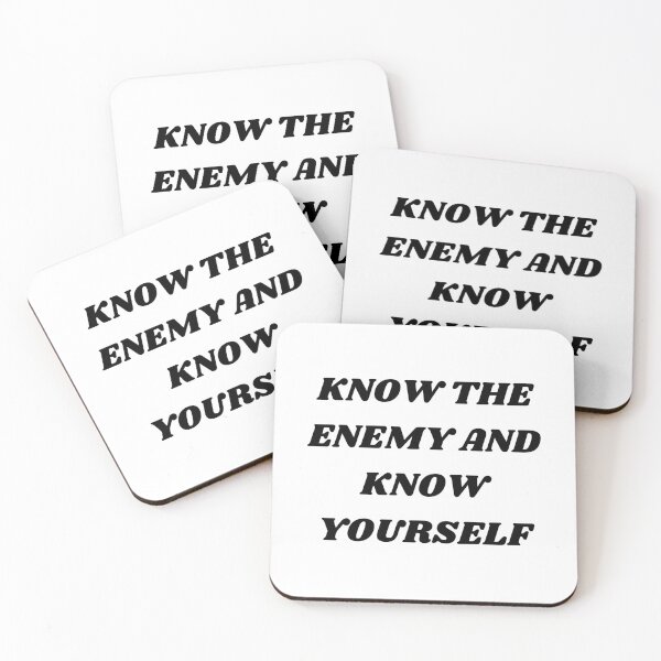 Item preview, Know the enemy and know yourself designed and sold by Kuitoo.