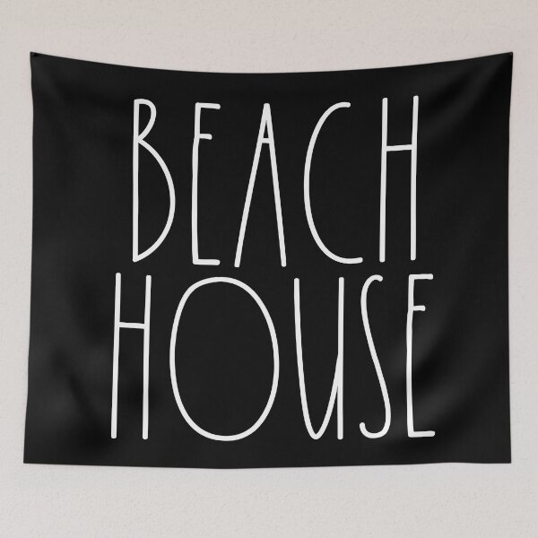 Item preview, Beach House White Rae Dunn Inspired Farmhouse designed and sold by FineElephant.