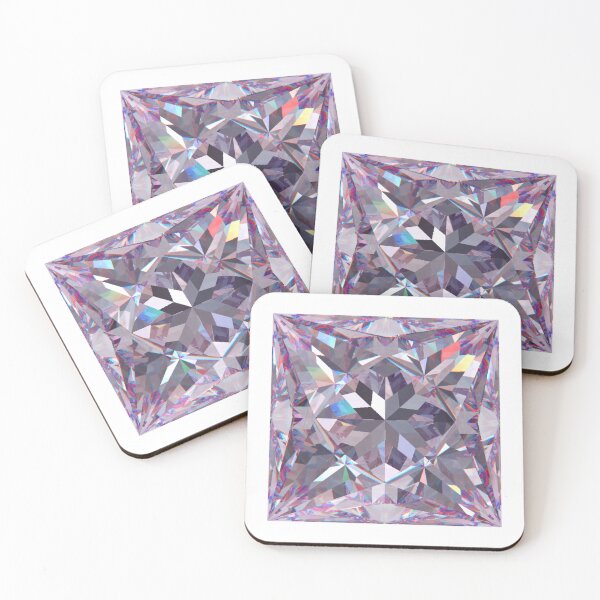 Item preview, Square Princess Cut Purple Sapphire Gemstone designed and sold by Cbusch.