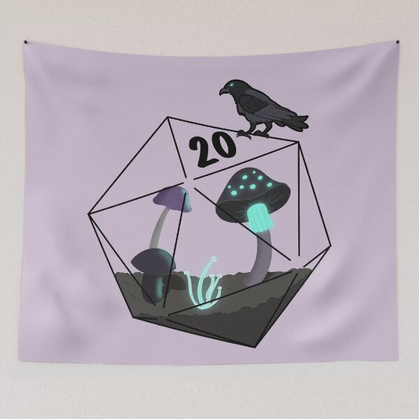 Item preview, Mushrooms & Raven d20 designed and sold by SoareDean.