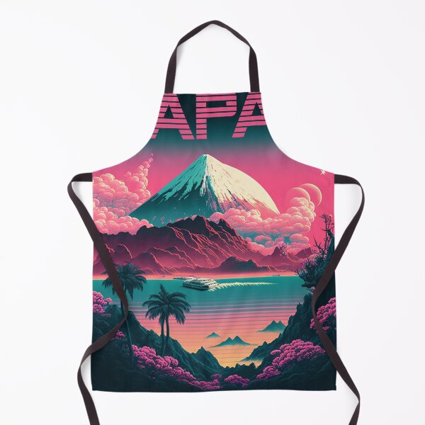 Item preview, Japan Synthwave Travel Art Poster designed and sold by OldTravelArt.