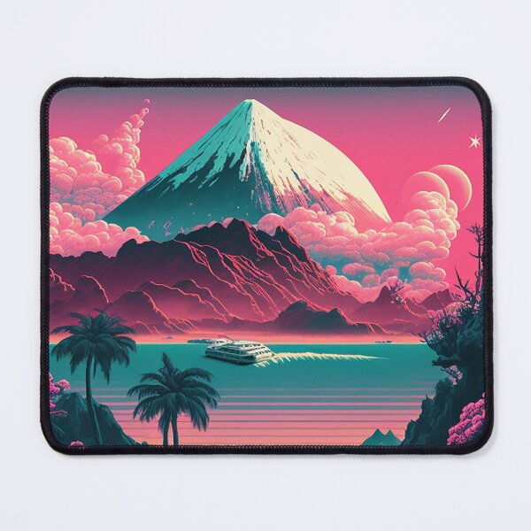 Item preview, Japan Synthwave Travel Art Poster designed and sold by OldTravelArt.