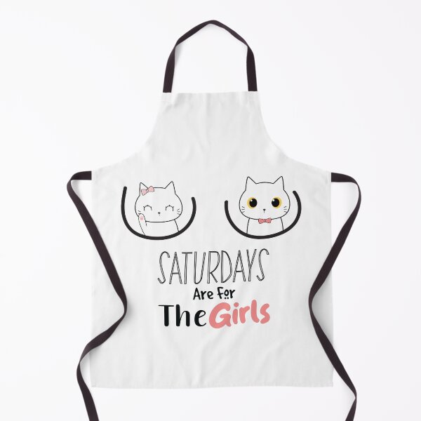 Item preview, Saturdays Are For The Girls Cute Funny Kitten designed and sold by VIKING PROJECT.