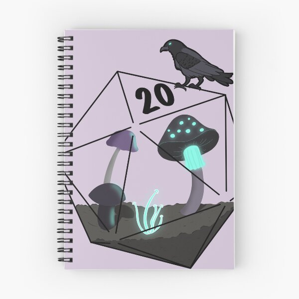 Item preview, Mushrooms & Raven d20 designed and sold by SoareDean.