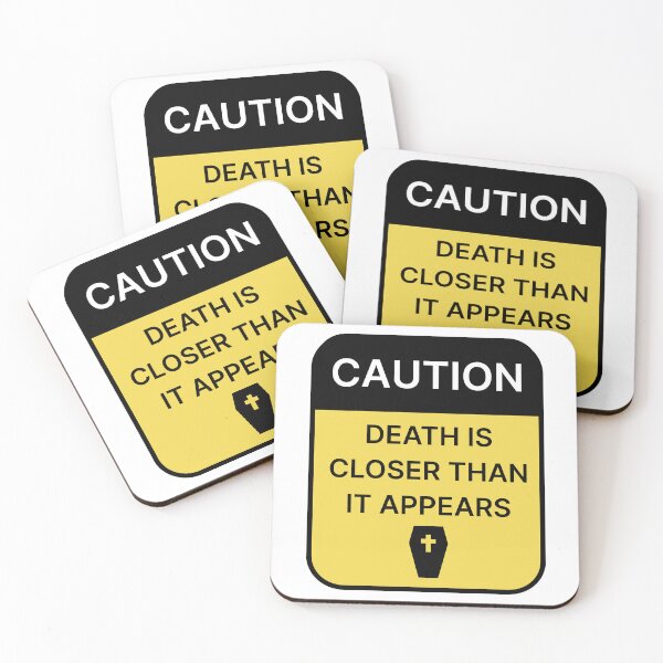 Item preview, Death is closer than it appears - Death sticker designed and sold by dreamwish.