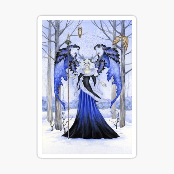 Item preview, The Winter Guardian designed and sold by AmyBrownArt.