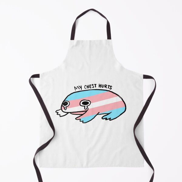 Item preview, My Chest Hurts | Blue, Pink, White Trans FlagFrog designed and sold by iristocat.