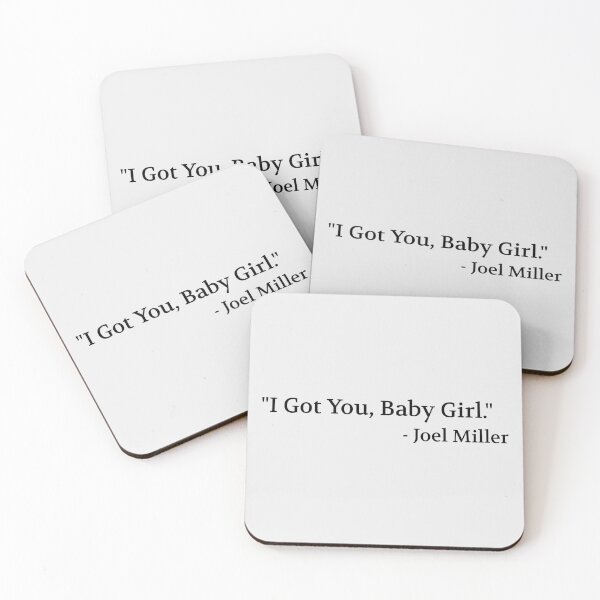 Item preview, Joel Miller Quote Text Design [Black Variant] designed and sold by HeyFellowKids.