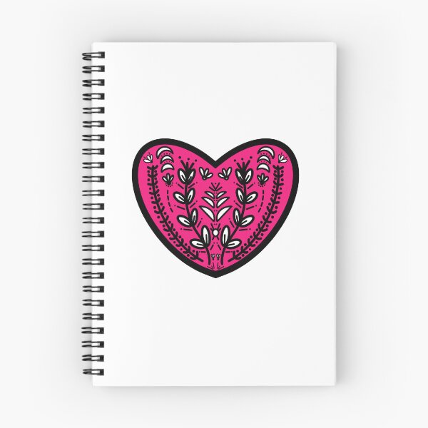 Item preview, Folk Heart - Pink designed and sold by ShareJoy.