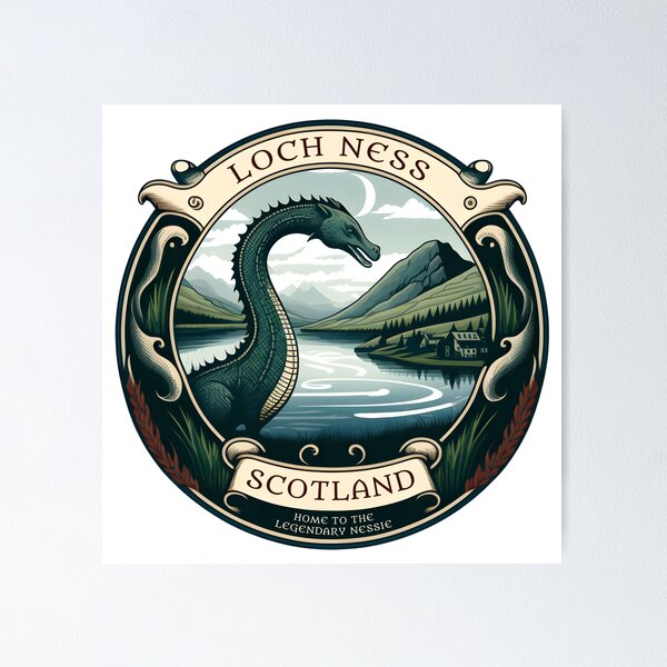 Item preview, Loch Ness Scotland, Home of the Legendary Nessie designed and sold by tartanphoenix.