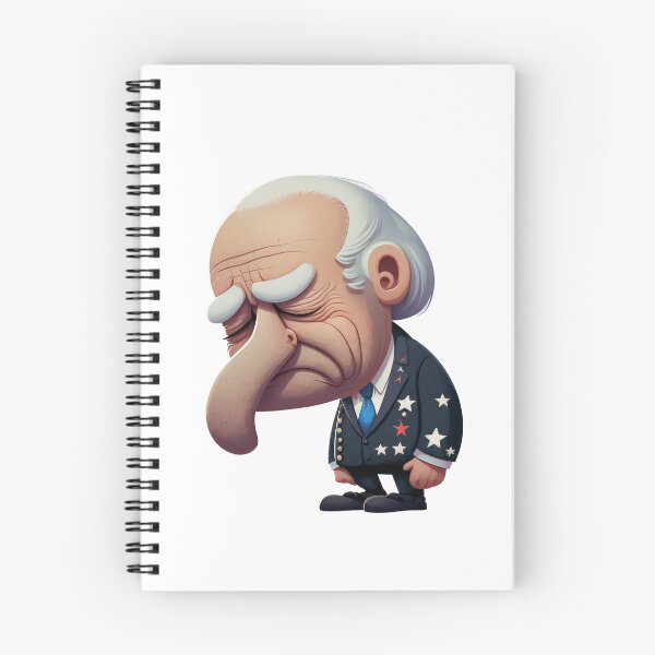 Item preview, Joe Biden with giant nose cartoon in 3D designed and sold by ExplodedToons.