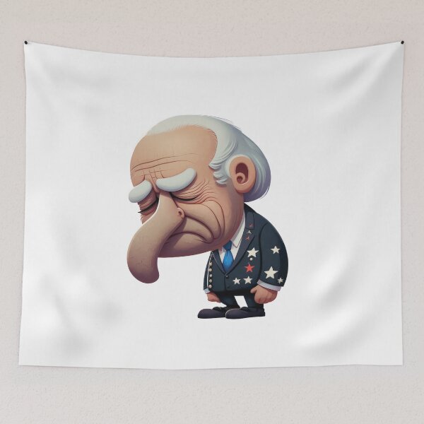 Item preview, Joe Biden with giant nose cartoon in 3D designed and sold by ExplodedToons.