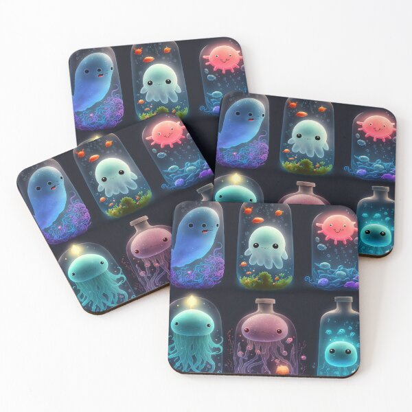Item preview, Cute Bacteria, Ghosts and Jellyfish designed and sold by Marcelo Vieira.