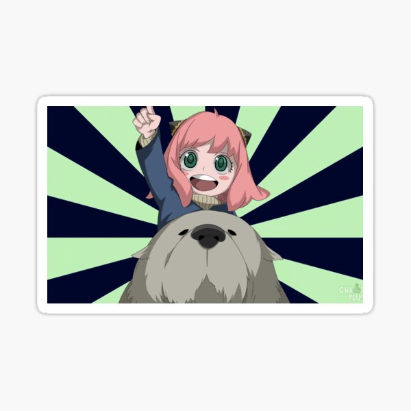 For ANYA FORGER PEEKER Sticker - Funny Anime Meme Decal - *PREMlUM